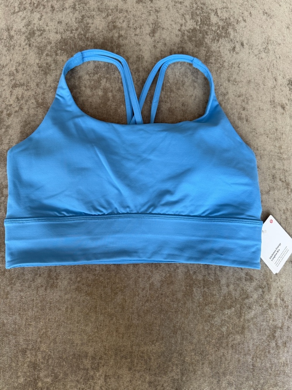 lululemon athletica Bright Blue Strappy Sports Bra
